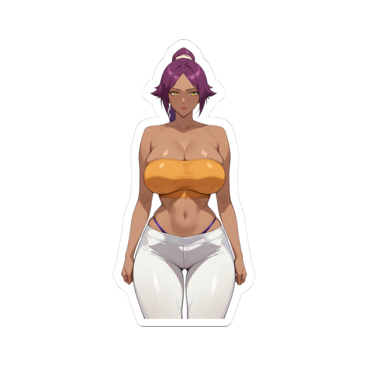 Popular Anime Character Stickers – Vinyl Decals for Adults and Kids – 4 Sizes – White or Transparent E1364