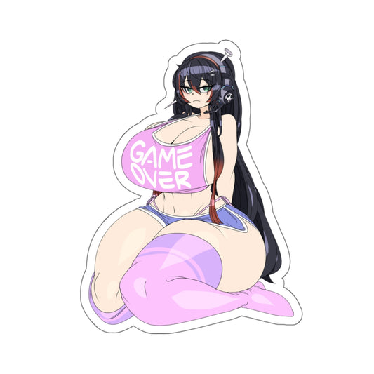 Game Girl Sticker Cute Kawaii Anime Stickers Manga Cartoon Stickers For Laptops Walls E889
