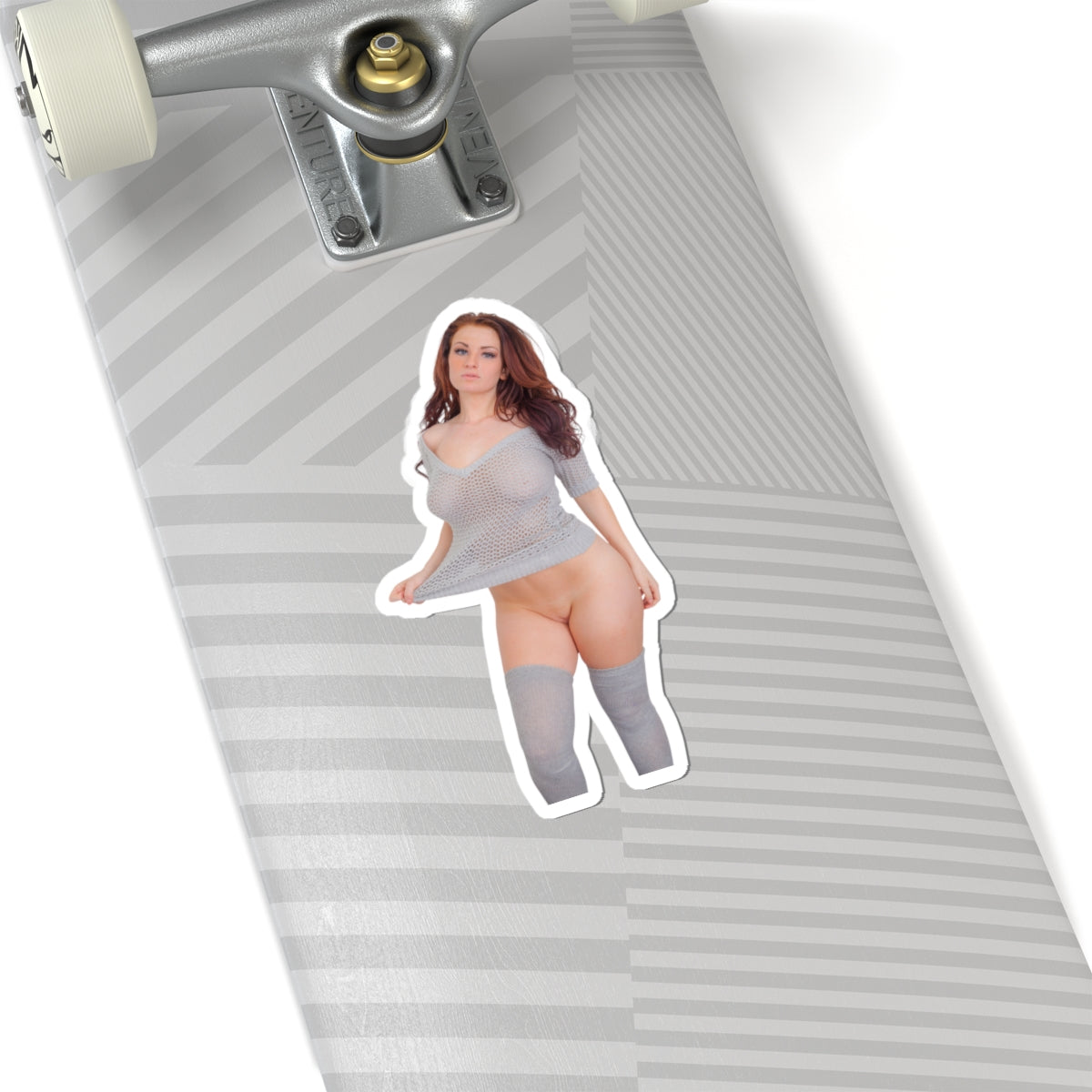 Sexy Girl Sticker Nude Red Hair Big Boobs Stickers