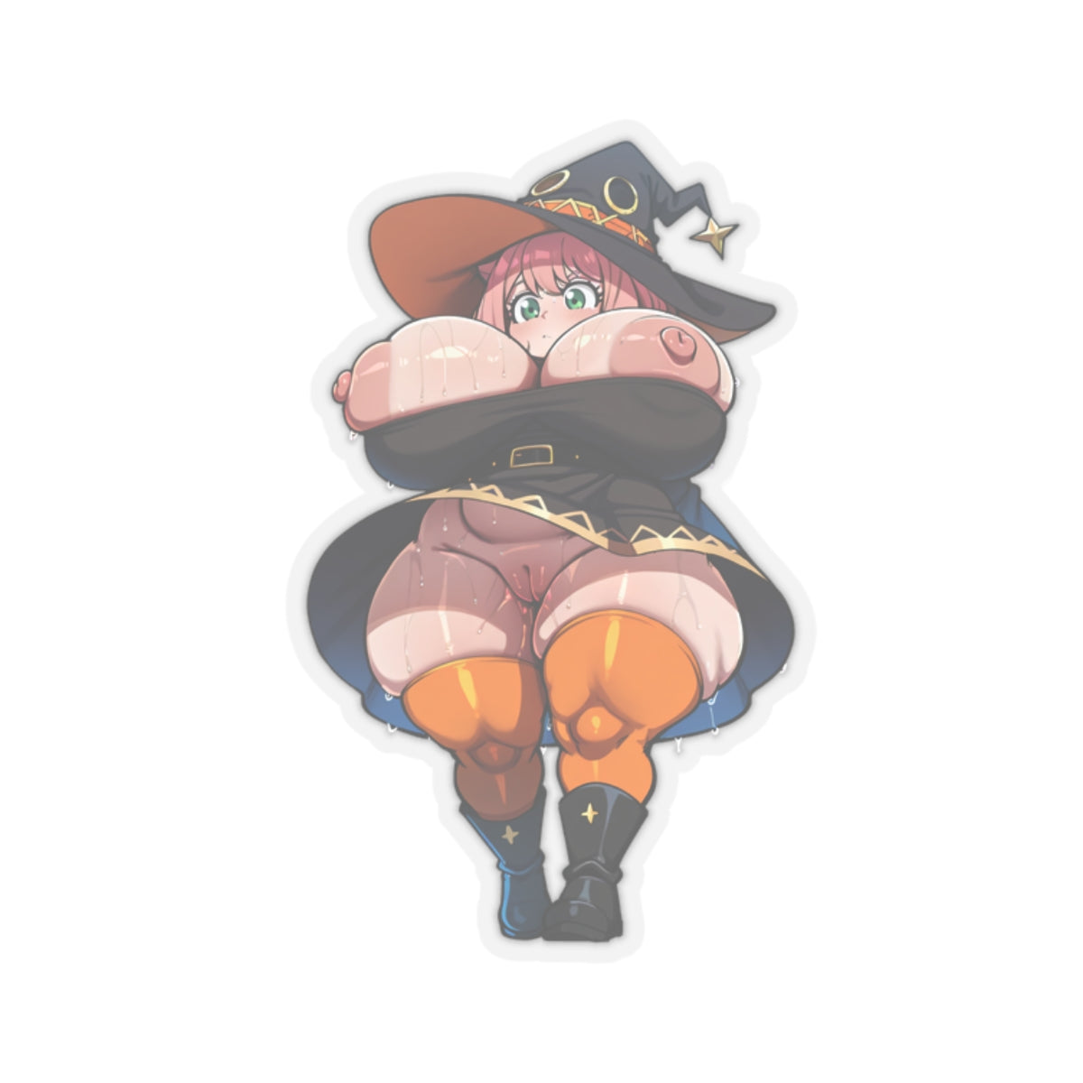Anime Witch Sticker Naked Manga Girl Cartoon Women Hentai Stickers
