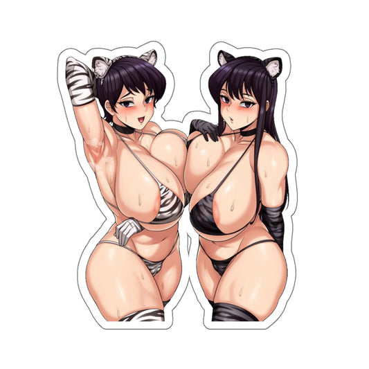 Hot Anime Girls Sticker Computer Desk Table Room Art Laptop Decals Trendy Hot Women Teen Adult Stickers Anime,E69