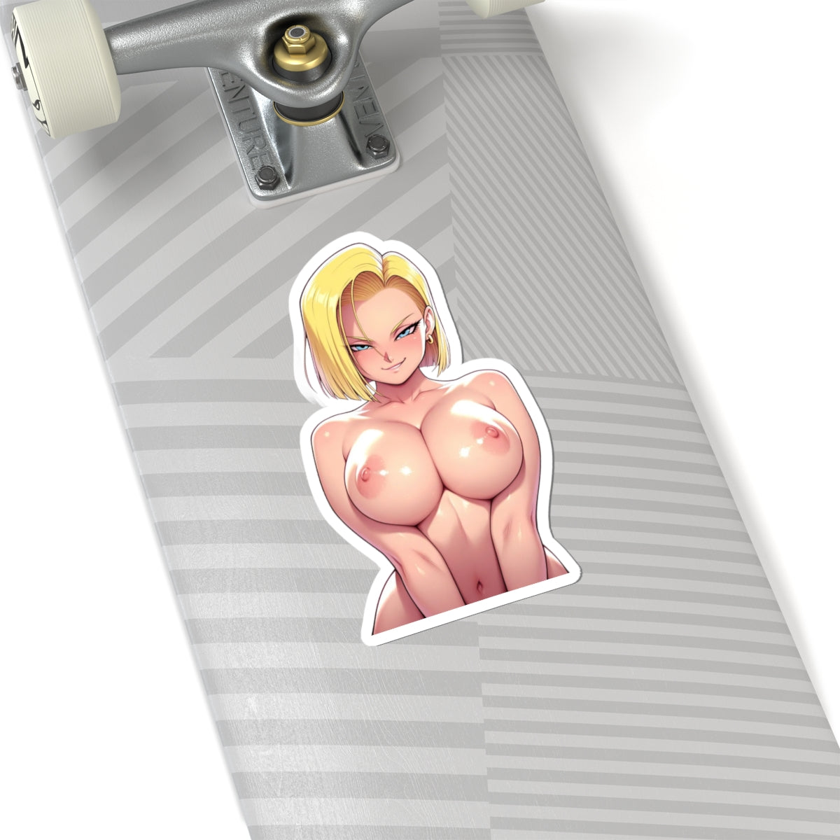 Android Girl Naked Sticker Big Boobs Anime Decals High Quality Sticker
