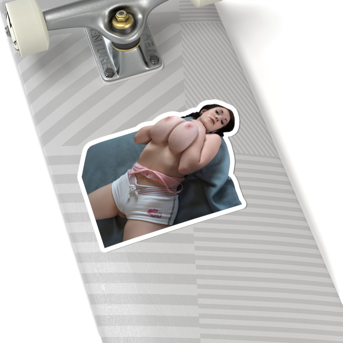 Sexy Glamour Girl Big Bust Model Sticker Cool Vinyl Decal